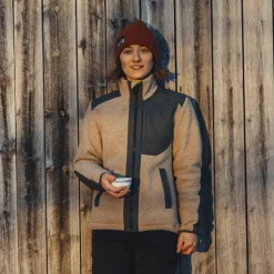 Saruk Wool Pile Mid Full Zip W