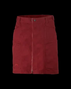 Tiven II Ws Skirt Dark Red